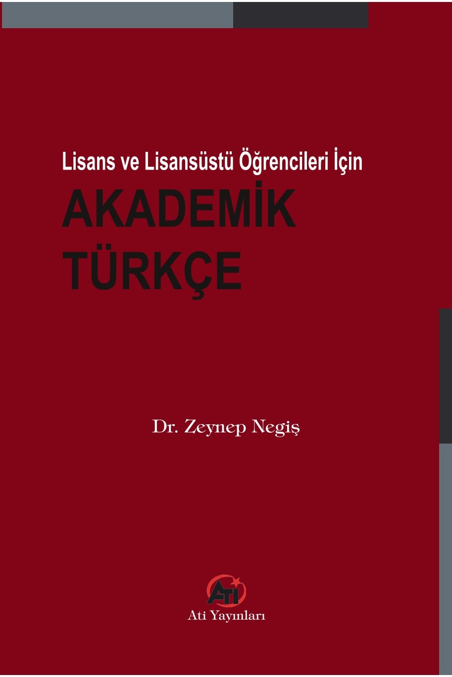 Akademik Türkçe Lisans ve Lisansüstü Öğrencileri İçin